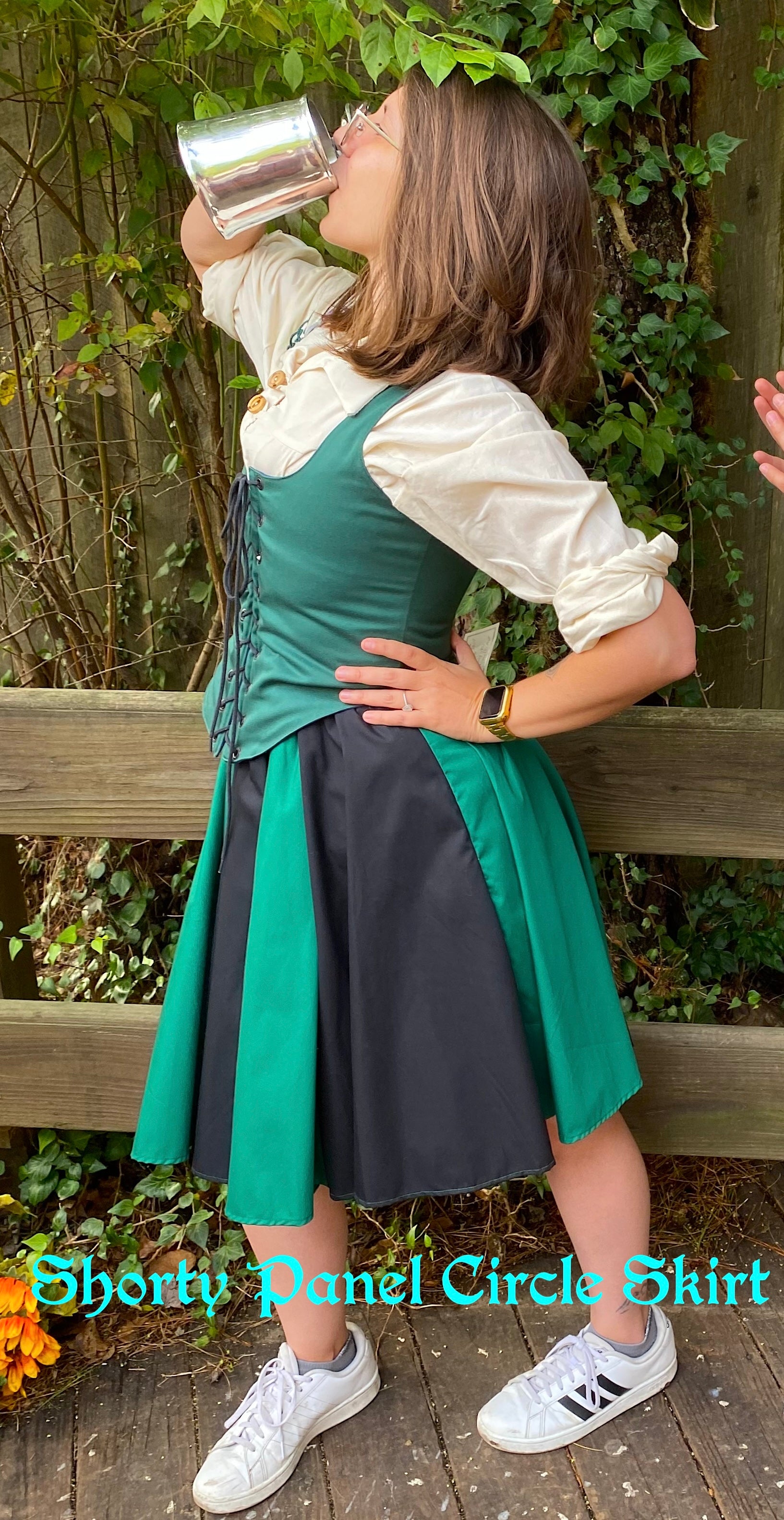 Circle Skirt - Shorty, with pockets