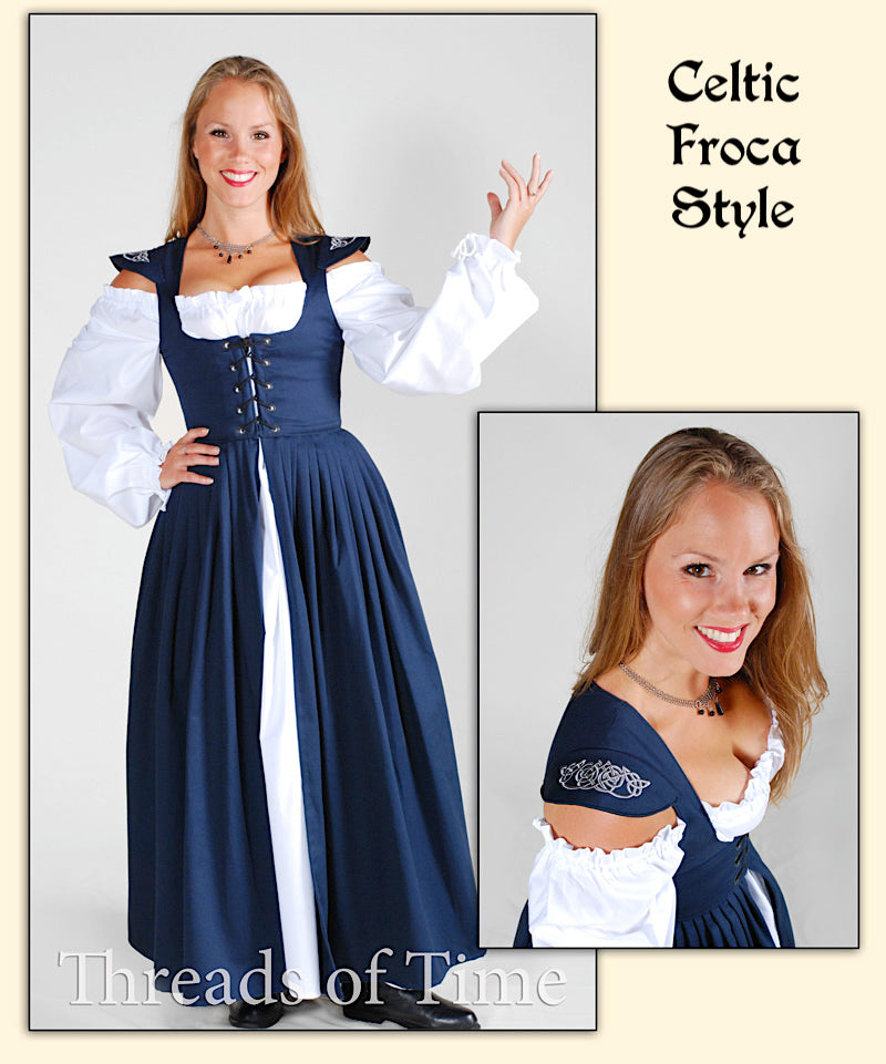 Froca (Irish Bog Dress) | Celtic Dress for Highland Games & Renaissance Faires | Threads of Time
