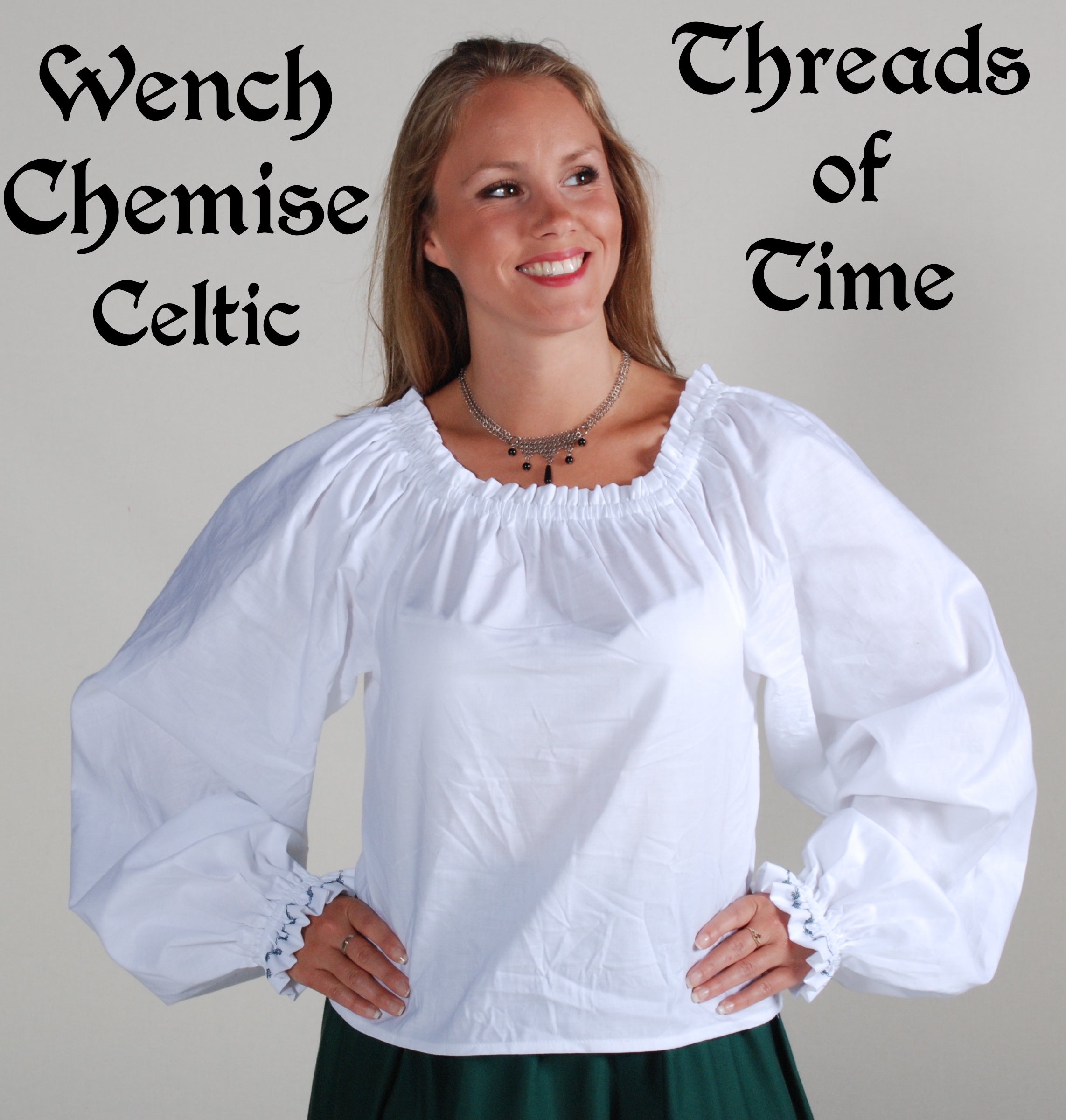 Wench Chemise - Plain, Lace, or Embroidered