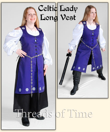 Lady Long Vest - Celtic