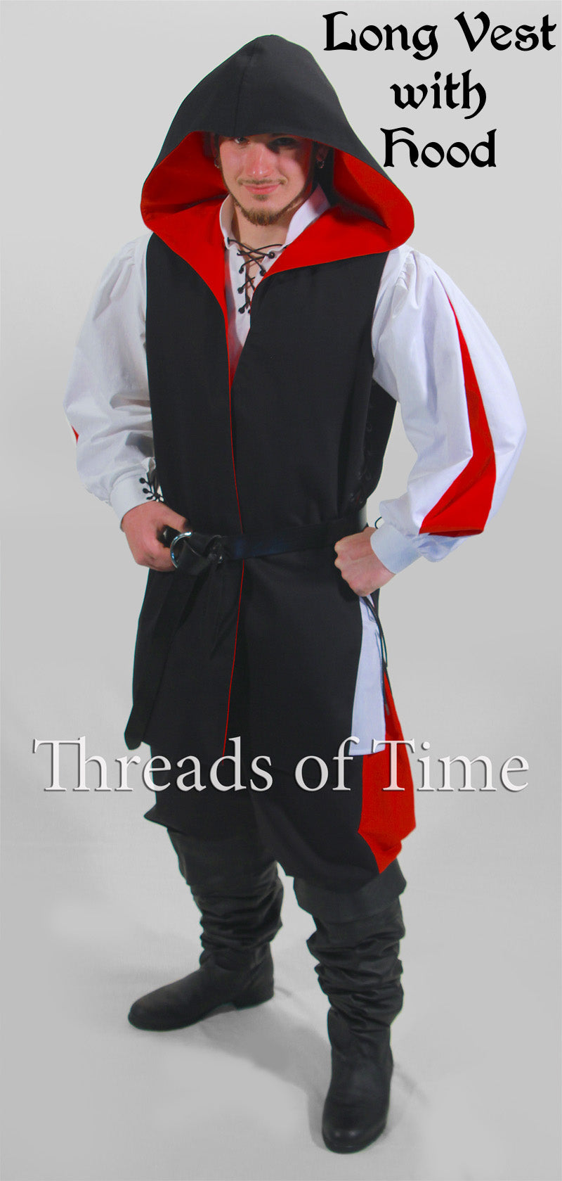 Long Vest - All Options -No Embroidery