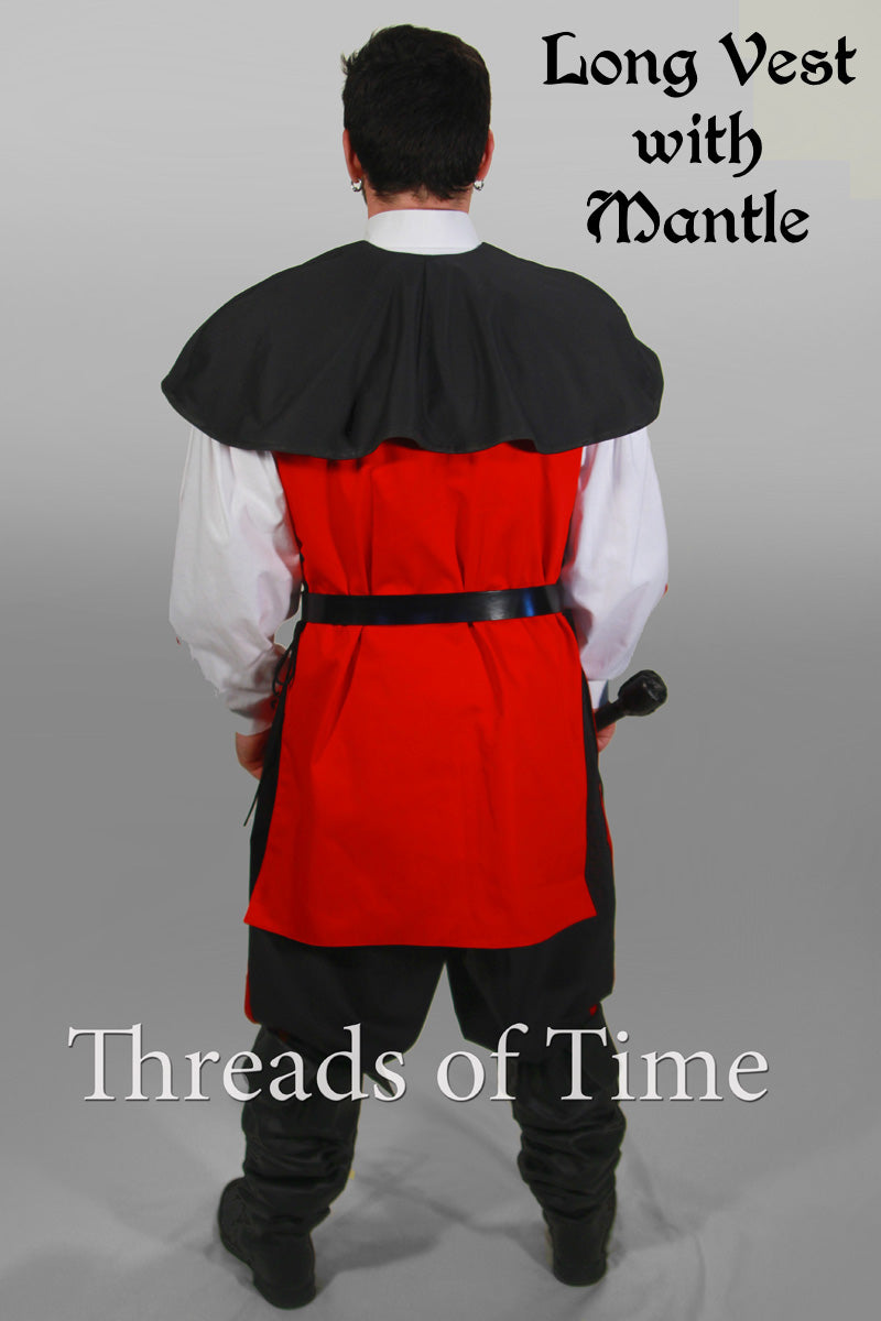 Long Vest - All Options -No Embroidery