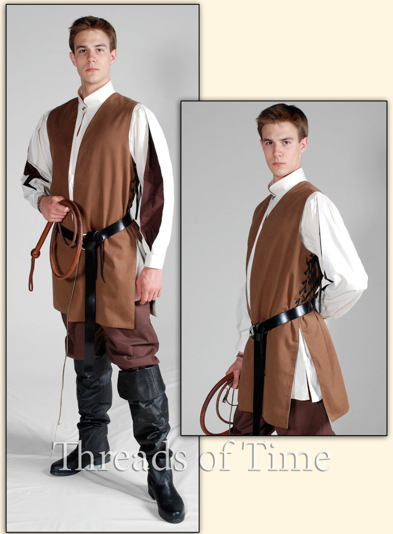 Long Vest - All Options -No Embroidery