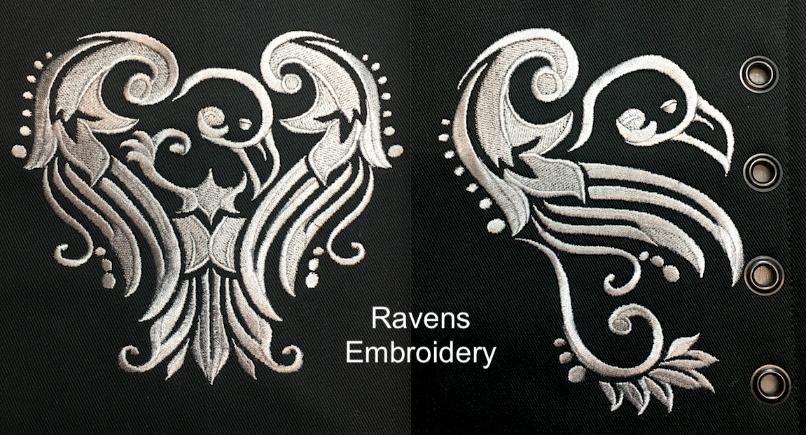 Flourish Bodice - Wolf/Dragon/Raven/Eagle/Tiger