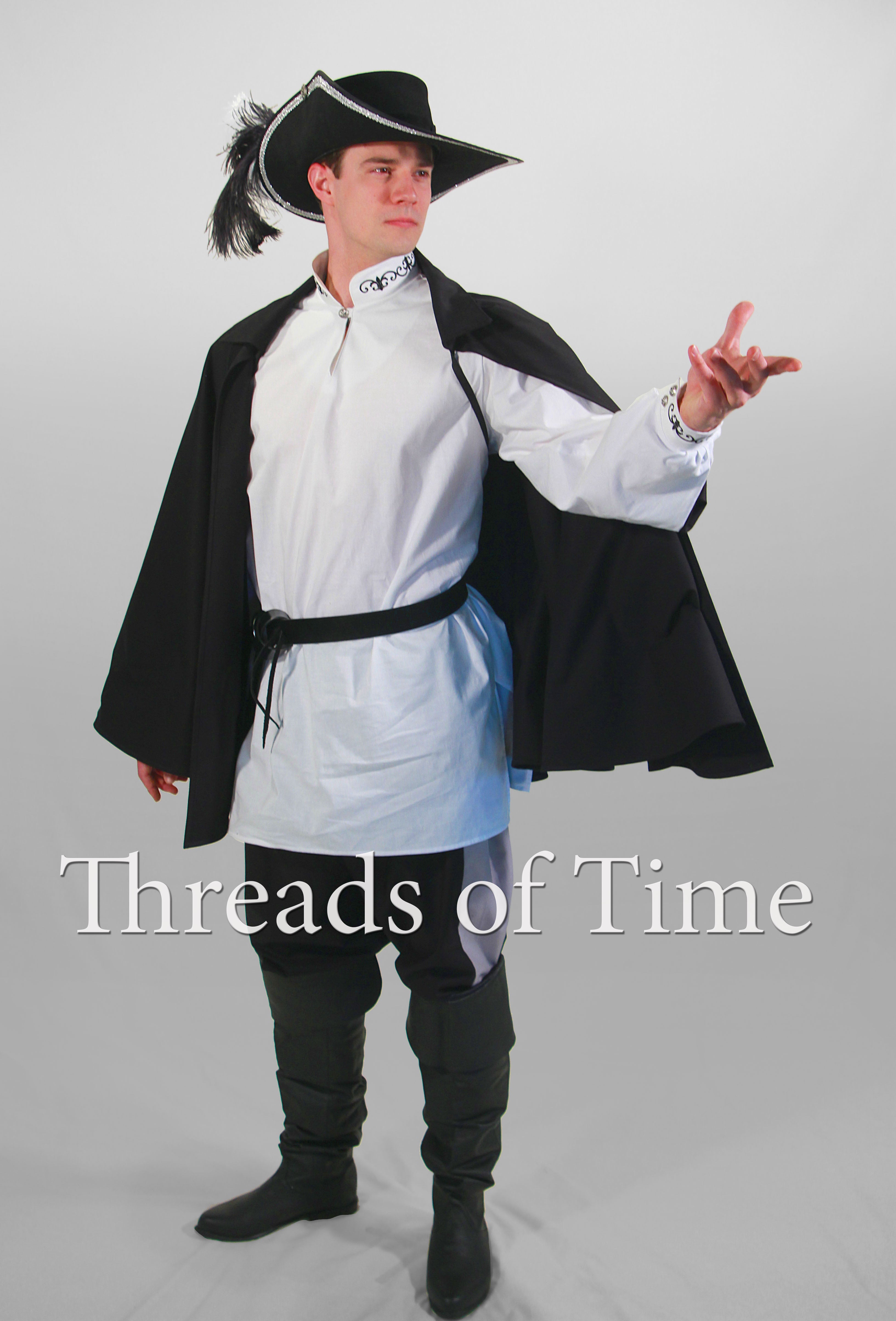 A Swordsman Cape - Short Cape - Half Shoulder Cape