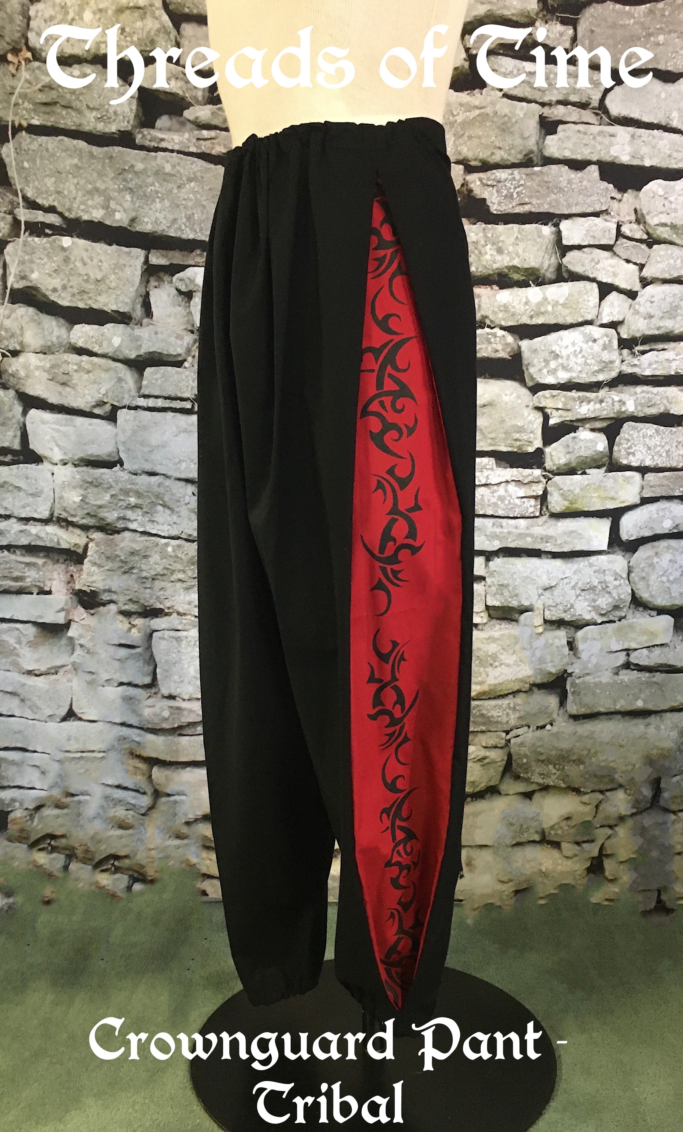 Crownguard Pants | Plain, Tribal, Ancient Stone & Celtic Pants | Threads of Time