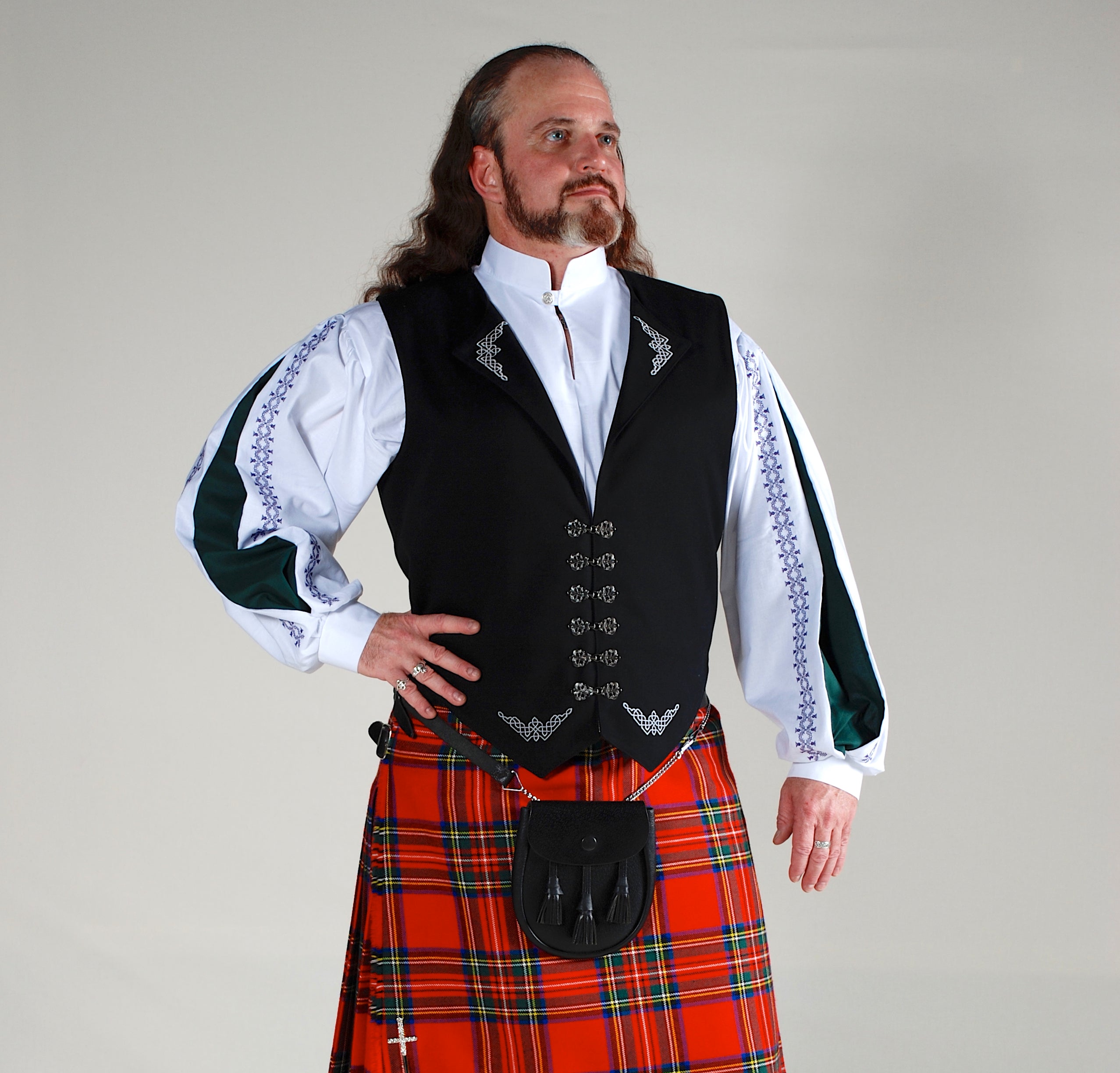 Celtic Inverness Vest / James Vest | Highland Games Vest |  Threads of Time