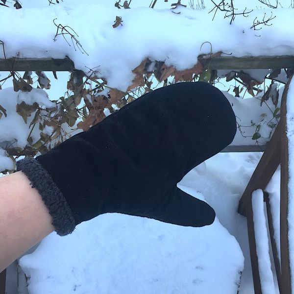 Winter Mittens - Plain, Embroidered