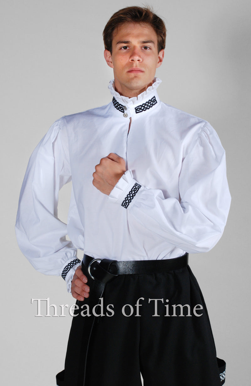 Nobleman Shirt - Plain, Celtic, and other Embroideries