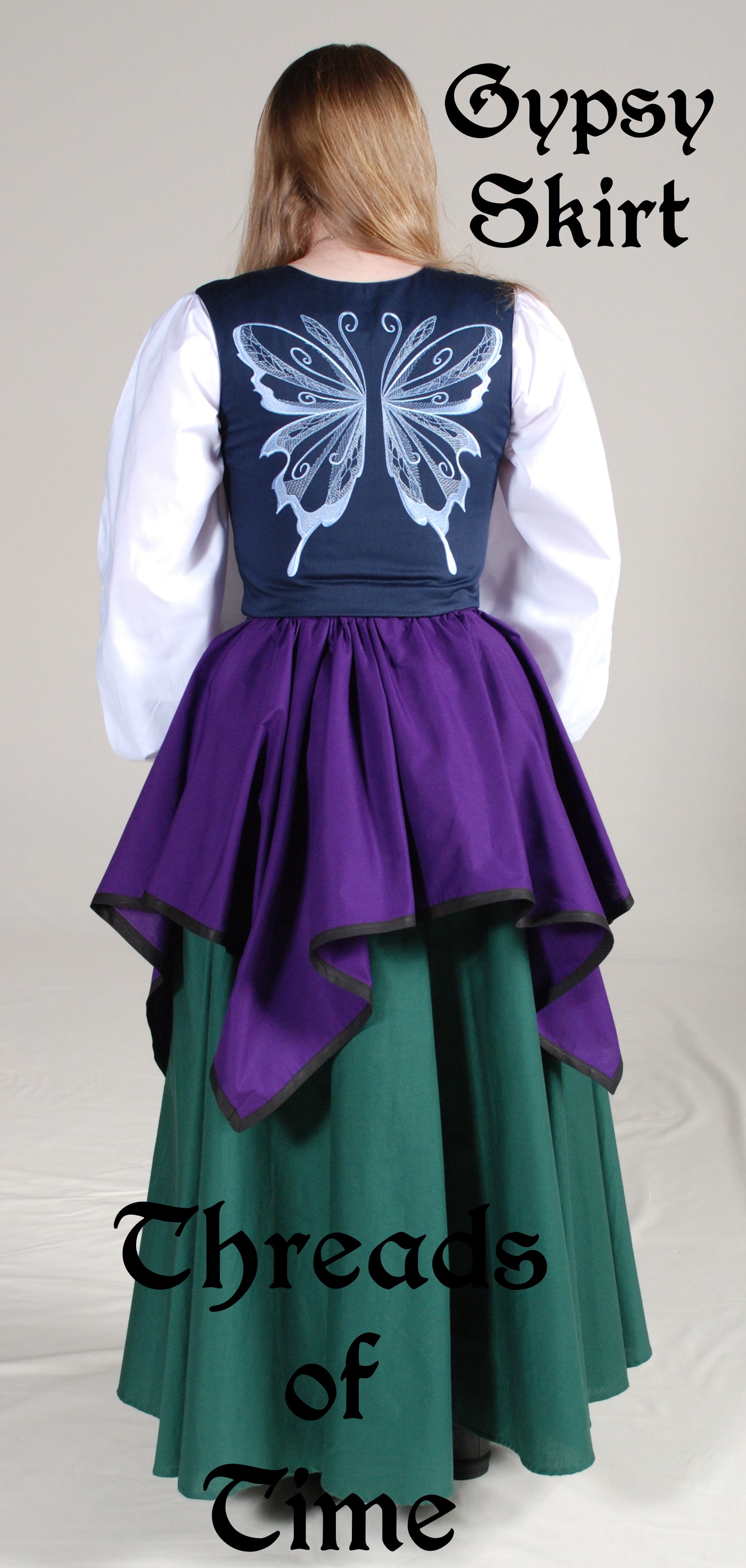 Dagged Skirt - Celtic, Lace, Plain