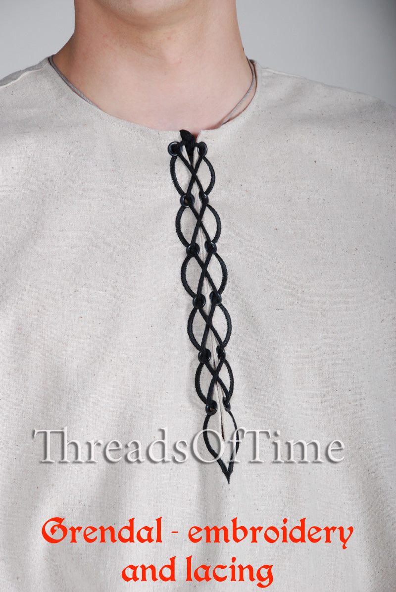 Grendal - Sleeveless Tunic -Plain/Embroidered