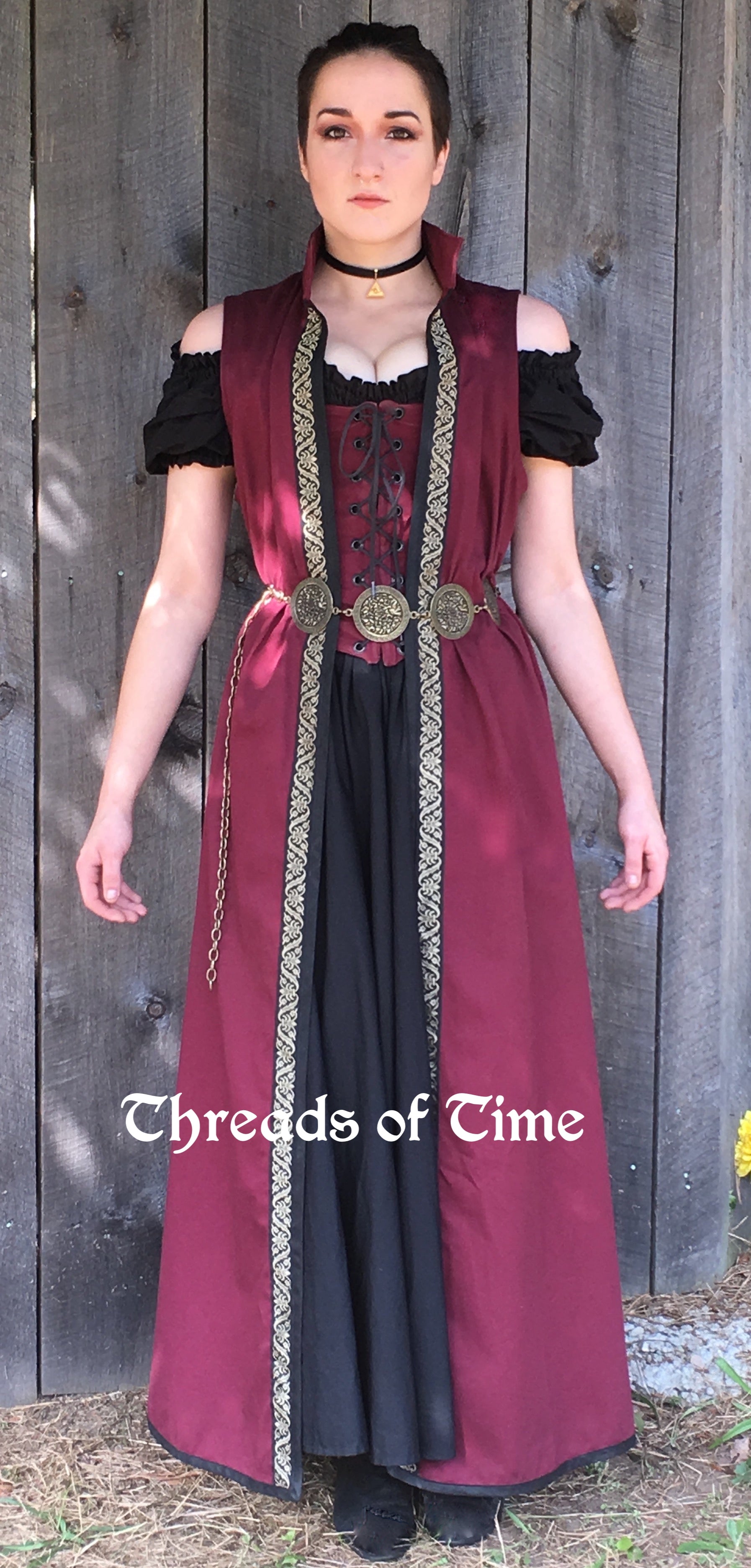Milady de Winter Bodice Set - medieval renaissance wench clothing