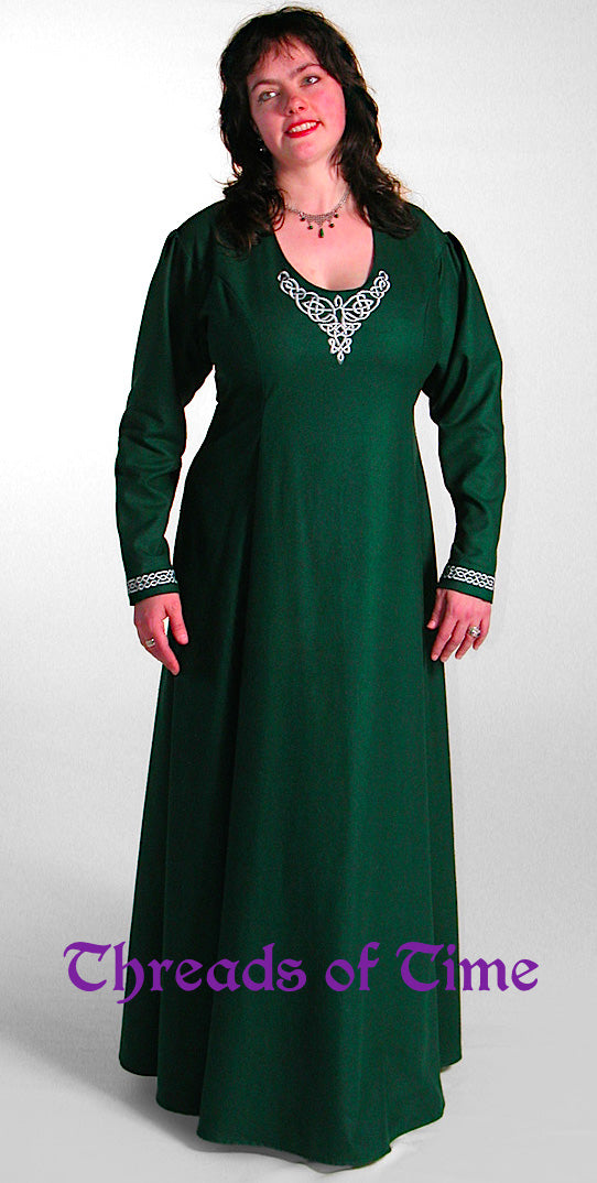 Froca - Plain, Celtic, Celtic Wreath (Irish Bog Dress)