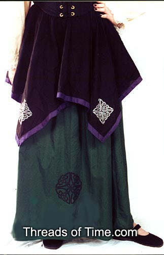 Dagged Skirt - Celtic, Lace, Plain