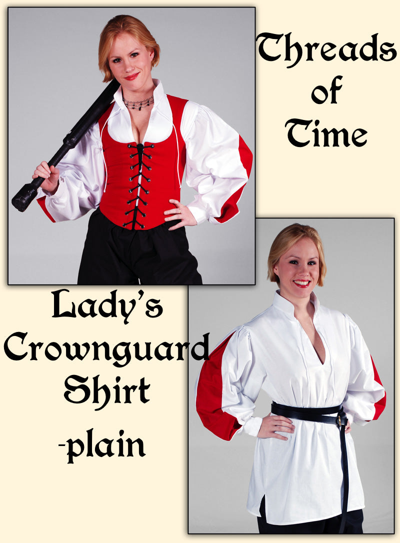 Crownguard Tunic - Ladies - ALL STYLES -Celtic, Tribal, Ironworks, Tudor Rose
