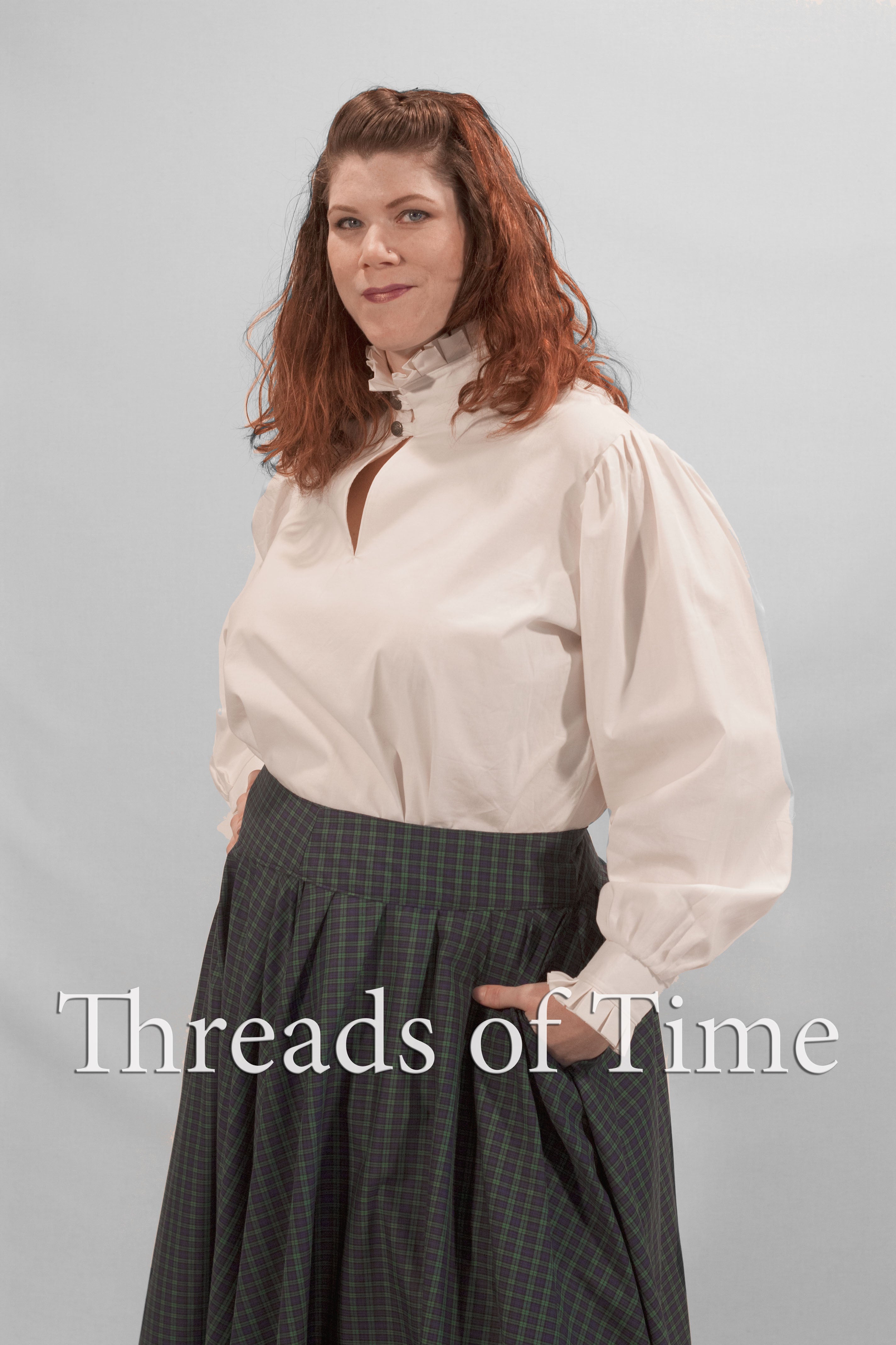 Noble Lady / Adventuress Shirt - Plain, Celtic,Lace, Embroidered