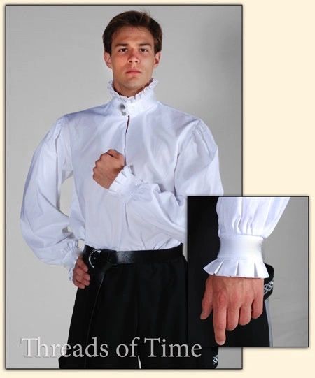 Nobleman Shirt - Plain, Celtic, and other Embroideries