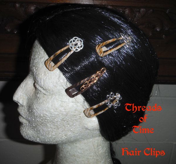 Celtic Knot Hair Clips